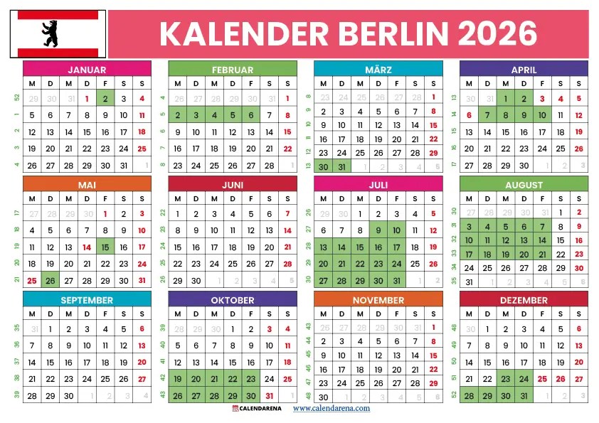 School Holidays Berlin 2026
