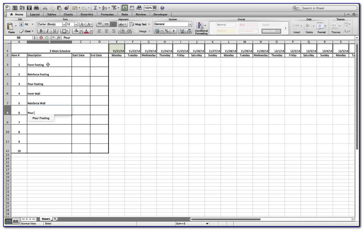 Look Ahead Plan Templets Calendar Inspiration Design