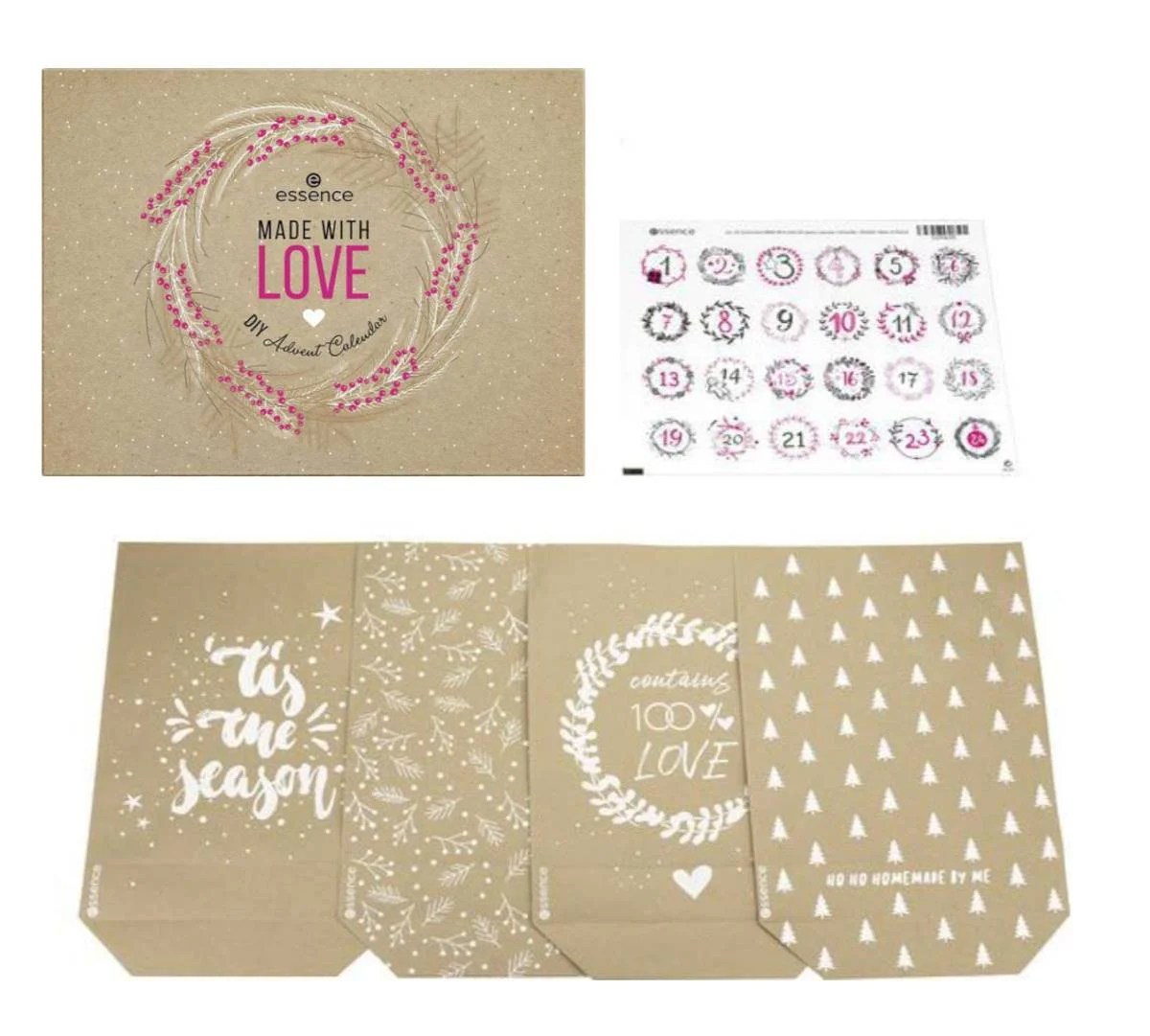 Calendarios de Adviento Essence DIY 2021 Maquillaje con Bricolaje