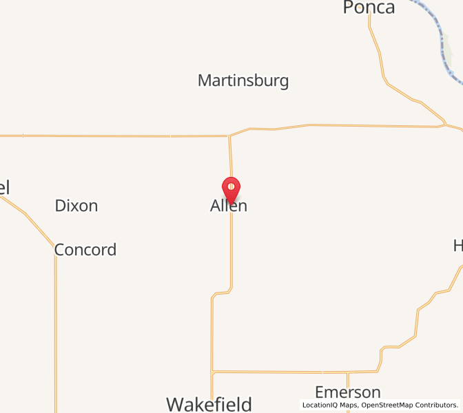 Heures de lever et de coucher du soleil en Allen, NE