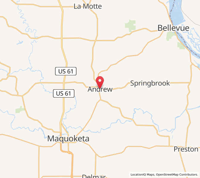 Heures de lever et de coucher du soleil en Andrew, IA