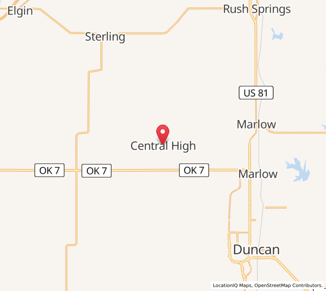 Heures de lever et de coucher du soleil en Central High, OK