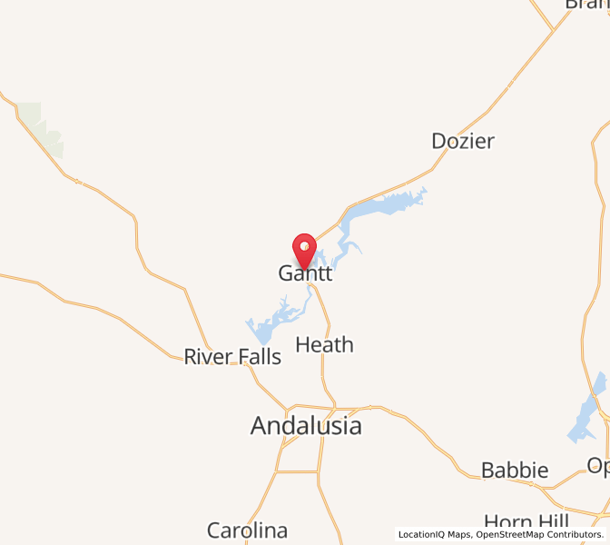 Heures de lever et de coucher du soleil en Gantt, AL