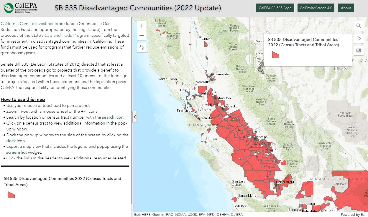 CalEPA Racial Equity Data Depot