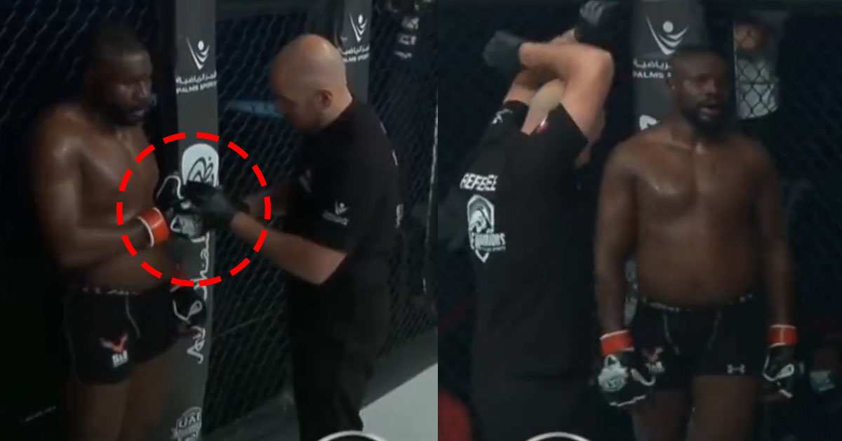(Video) Fighter DQed For Complaining About Biting After Fish Hooking