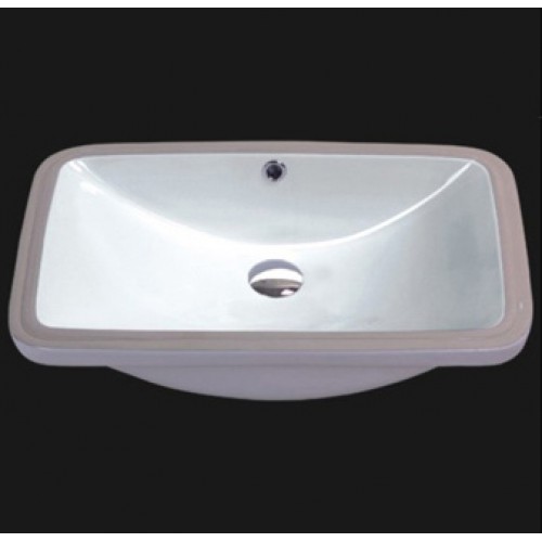 CUS1812 Square Line Undermount Porcelain Sink