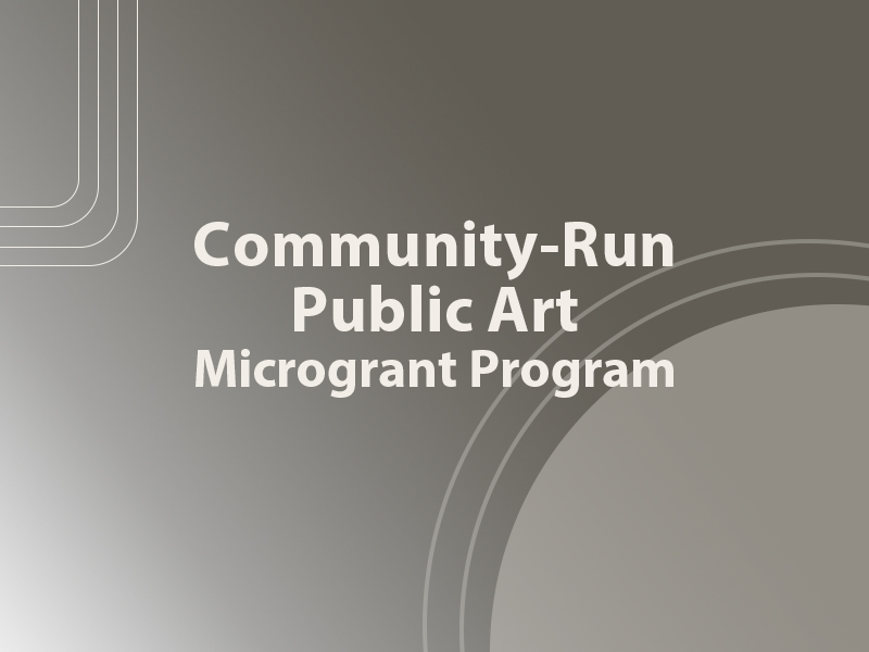 CommunityRun Public Art Microgrant 2024 Guidelines Calgary Arts
