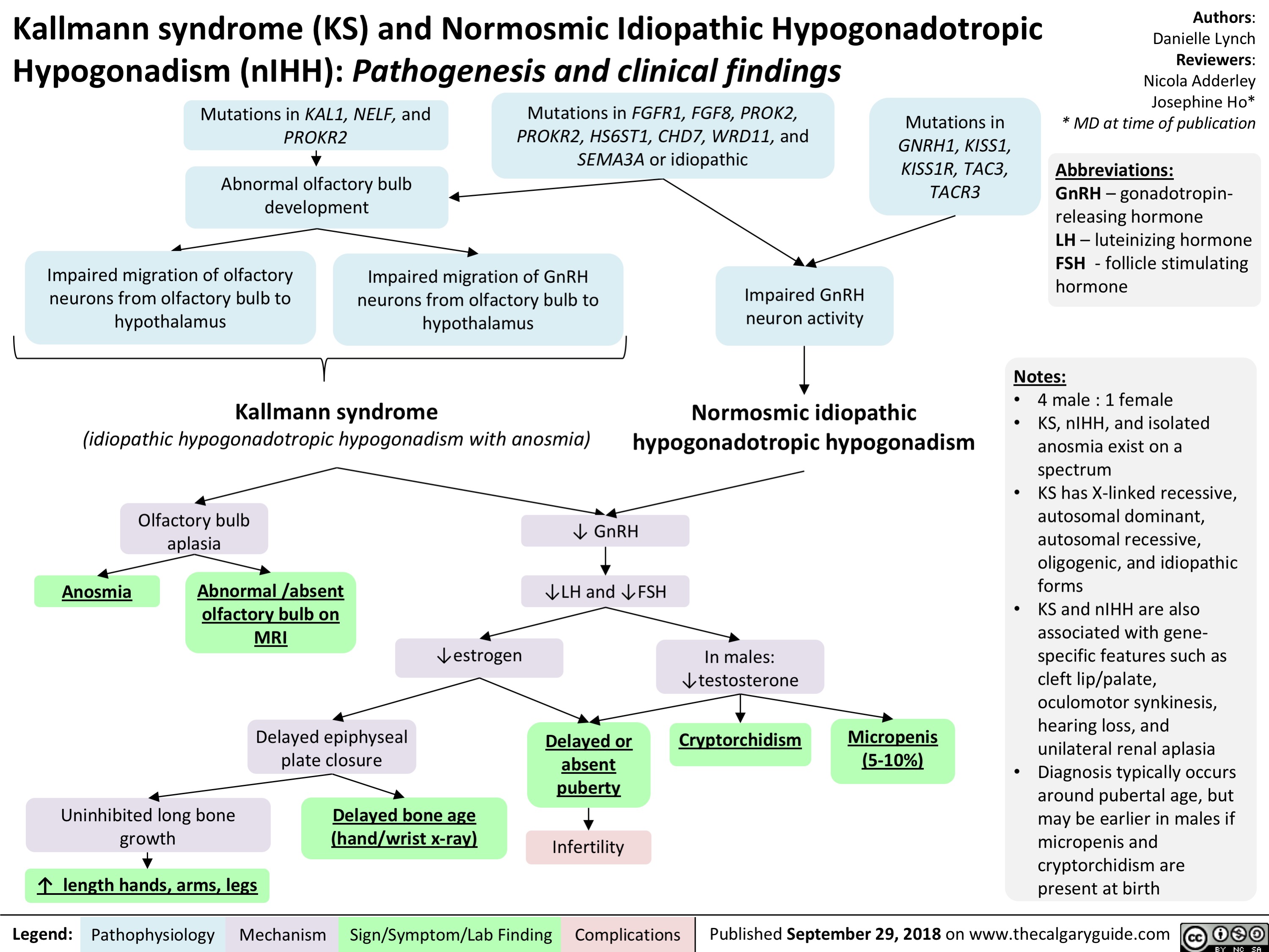 Kallmann syndrome (KS) and Normosmic Idiopathic Hypogonadotropic