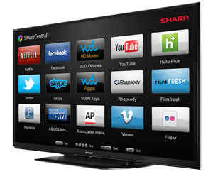 60" Sharp LC-60LE650U(3) Aquos Smart TV - Calgary Tech Rent