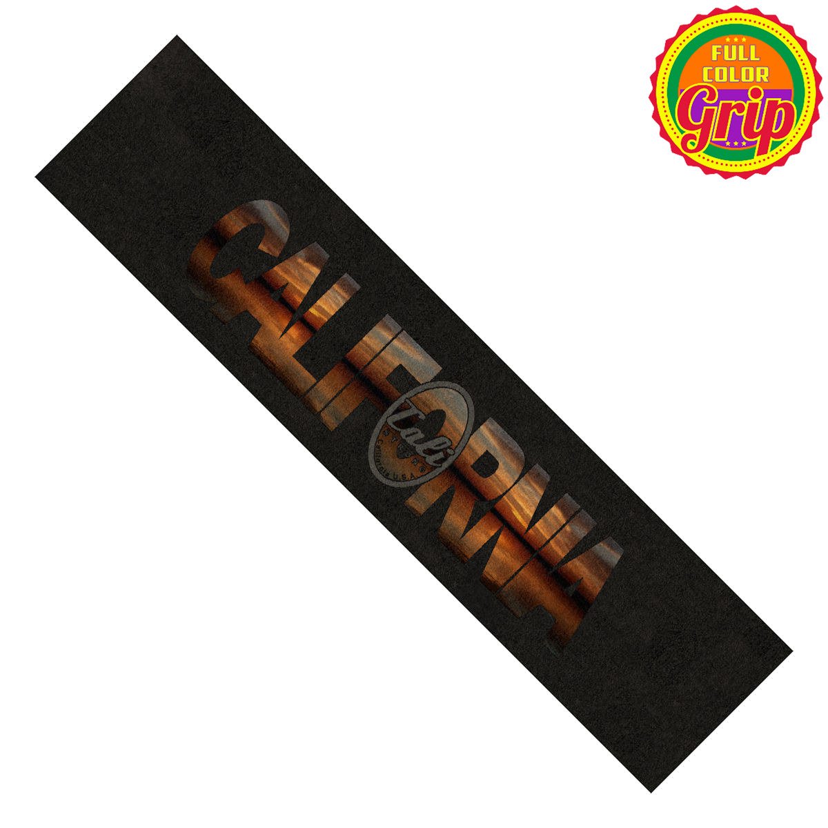 CALI Strong Full Color Skateboard Grip Tape Is Durable & Grippy