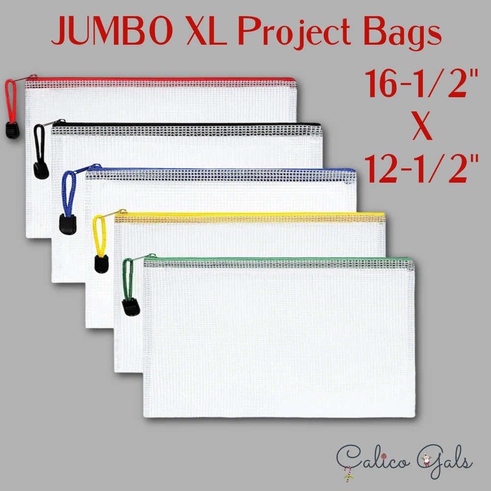 XL PROJECT BAGS SET OF 5 – Calico Gals