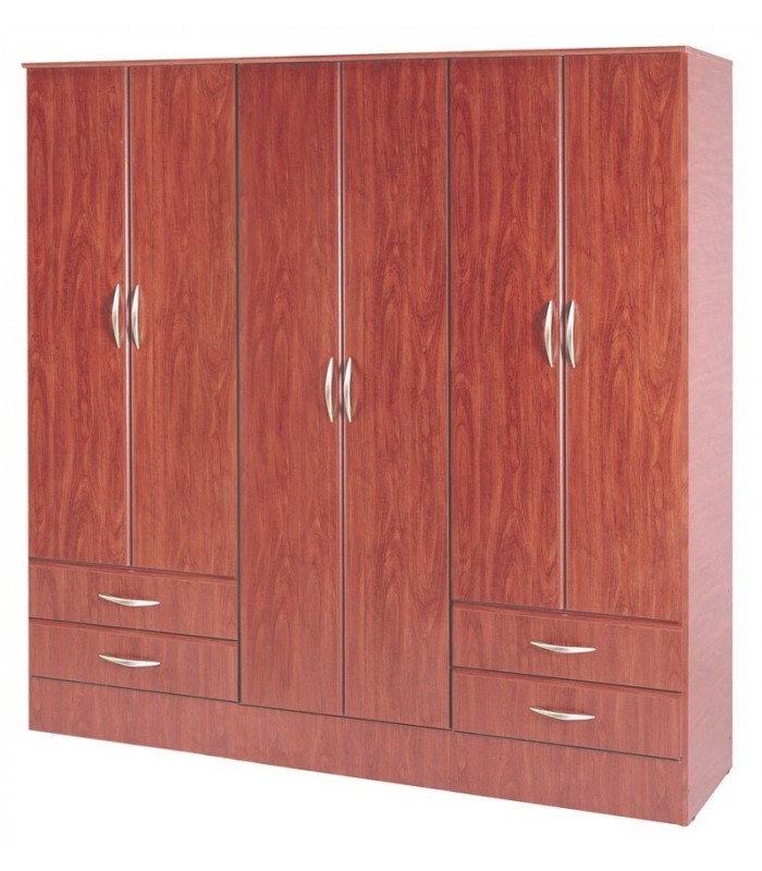 Placard 6 Puertas Cedro Platinum – Cálido Hogar