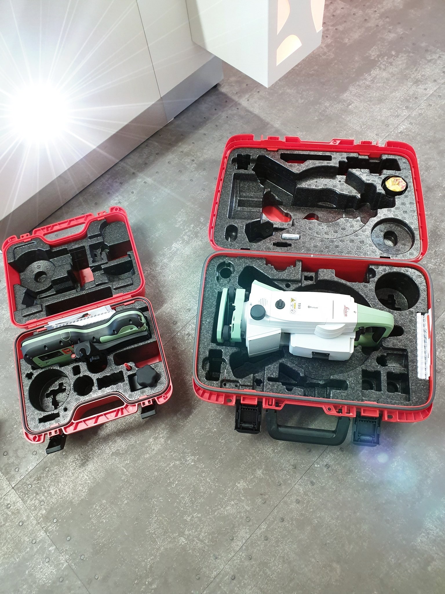 Leica TS13 Robotic Total Station - Califf Surveying