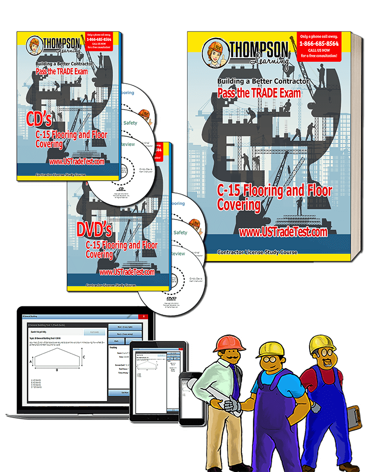 C15 Flooring Exam Get your Contractors License Trade Course 249