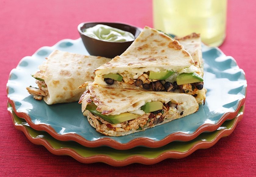 Chipotle Chicken and California Avocado Quesadillas California Avocados