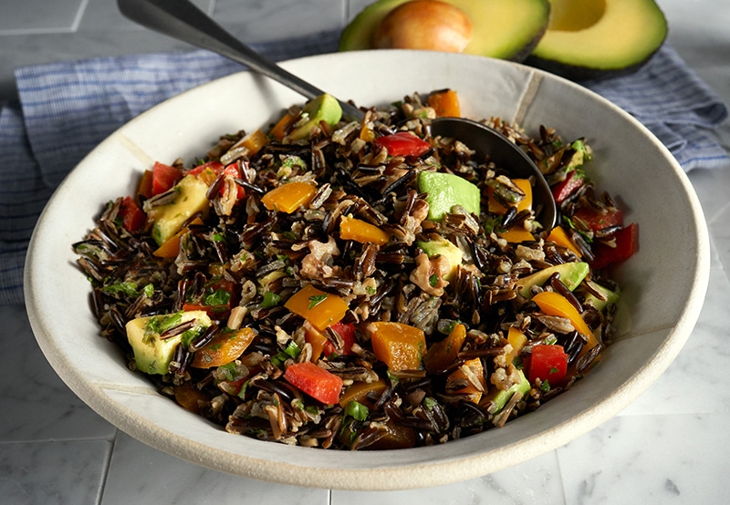 Wild Rice Pilaf with California Avocado California Avocados