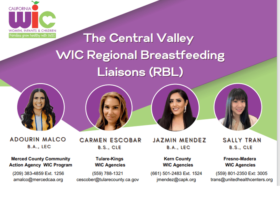 Central Valley Lactation Experts Link Arms to Increase Regional
