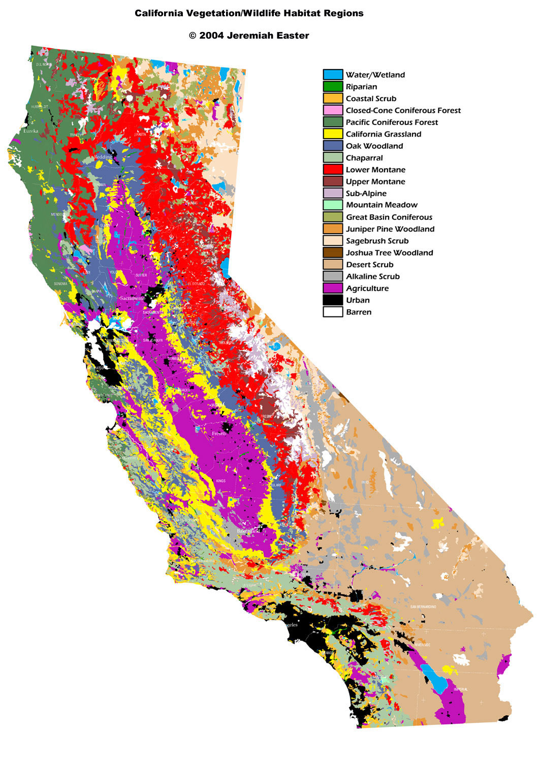 Links to Maps of California