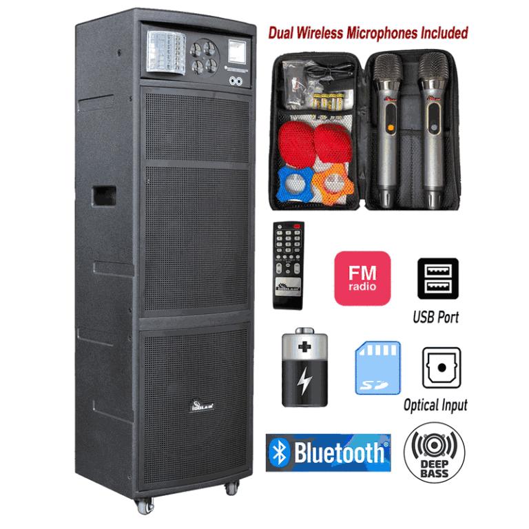 IDOLmain IPSDJ03 Portable Wireless PA HighPower Karaoke Entertainment