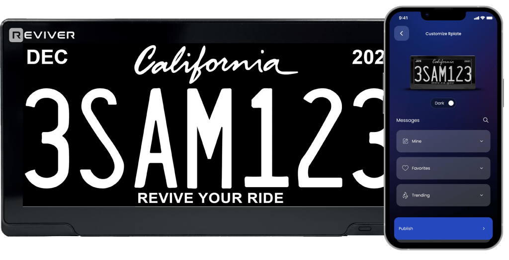 California Digital License Plate Digital License Plate in California