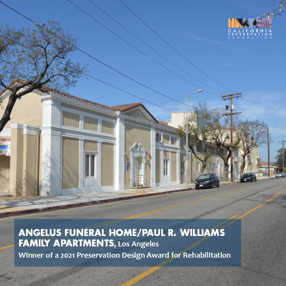Angelus Funeral Home / Paul R. Williams Family Apartments California