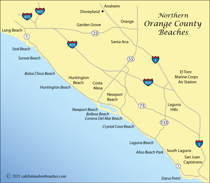 Corona Del Mar Beach Directions
