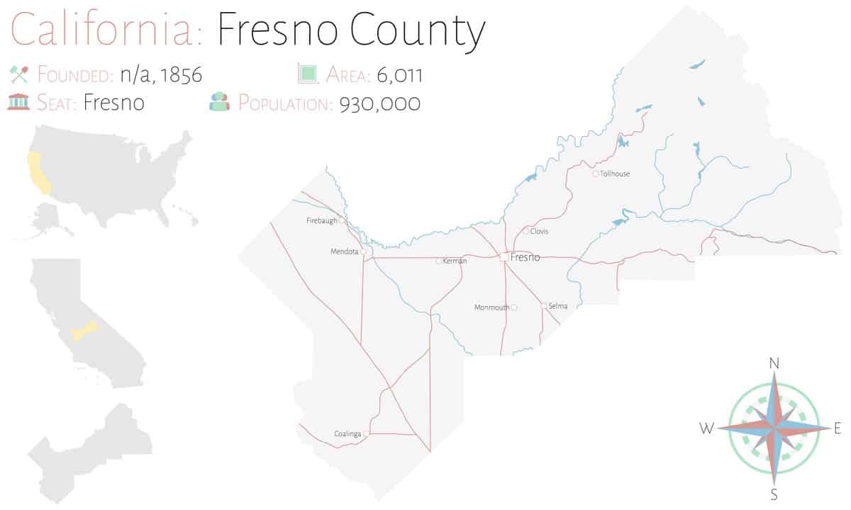 Fresno County California CA 2025