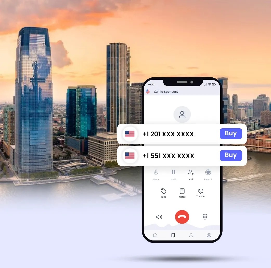 Get New Jersey Phone Numbers Local NJ Area Codes Calilio