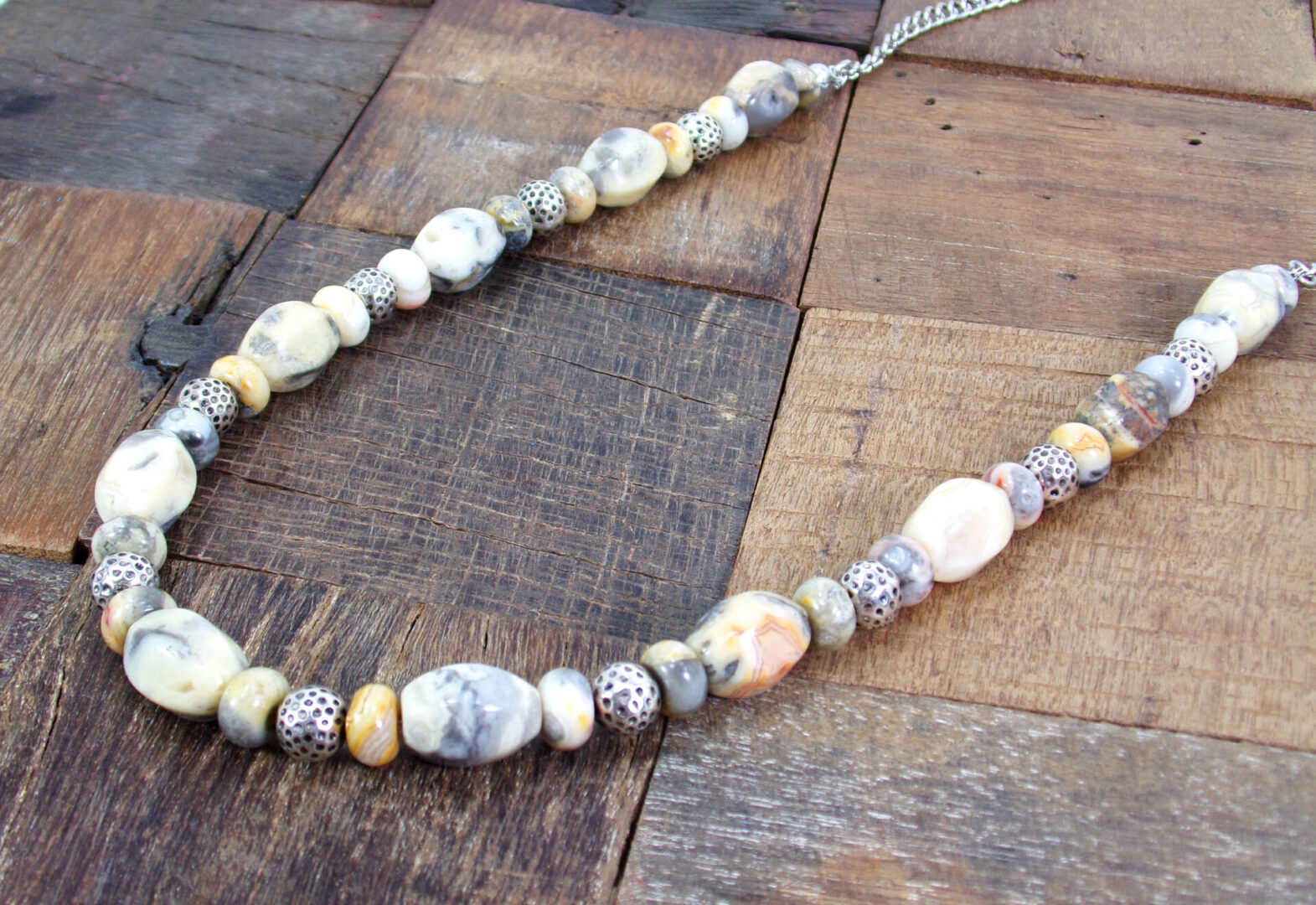 BROWN STONE NECKLACE Calisa Designs