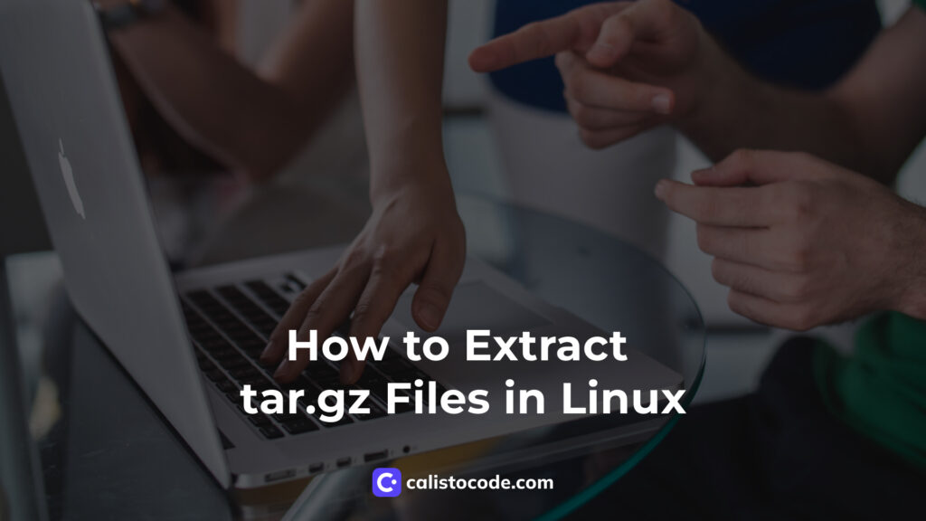 How to Extract tar.gz Files in Linux Calisto Code