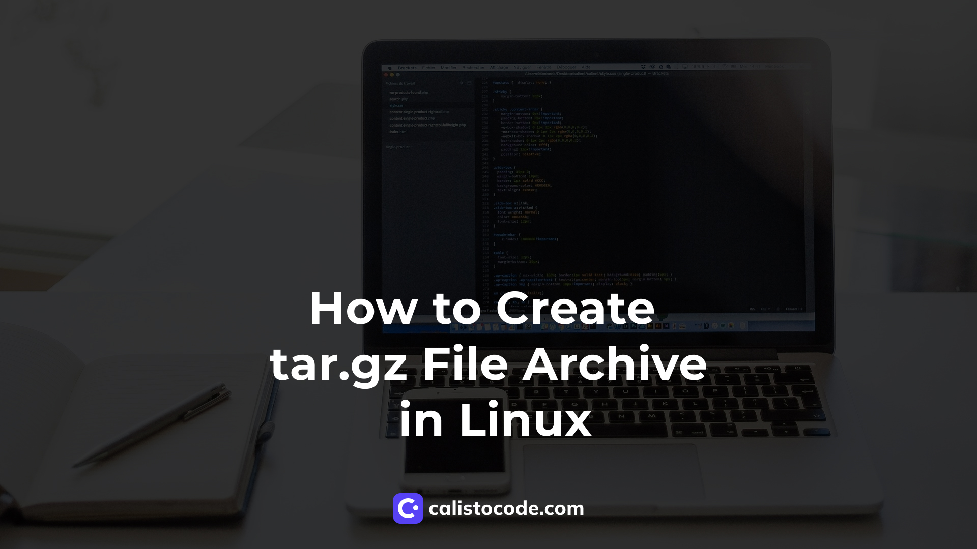 How to Create tar.gz File Archive in Linux Calisto Code