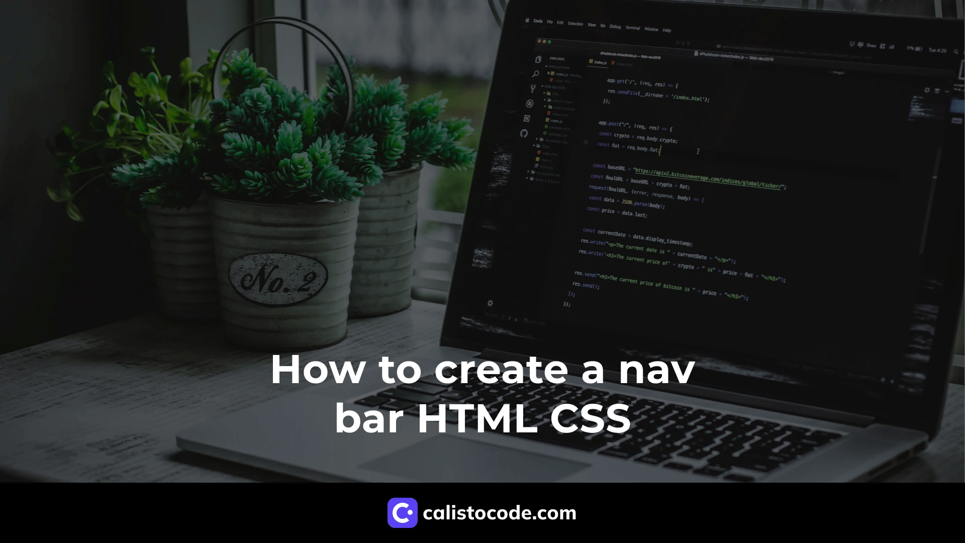 How to Create a Nav Bar HTML CSS Calisto Code
