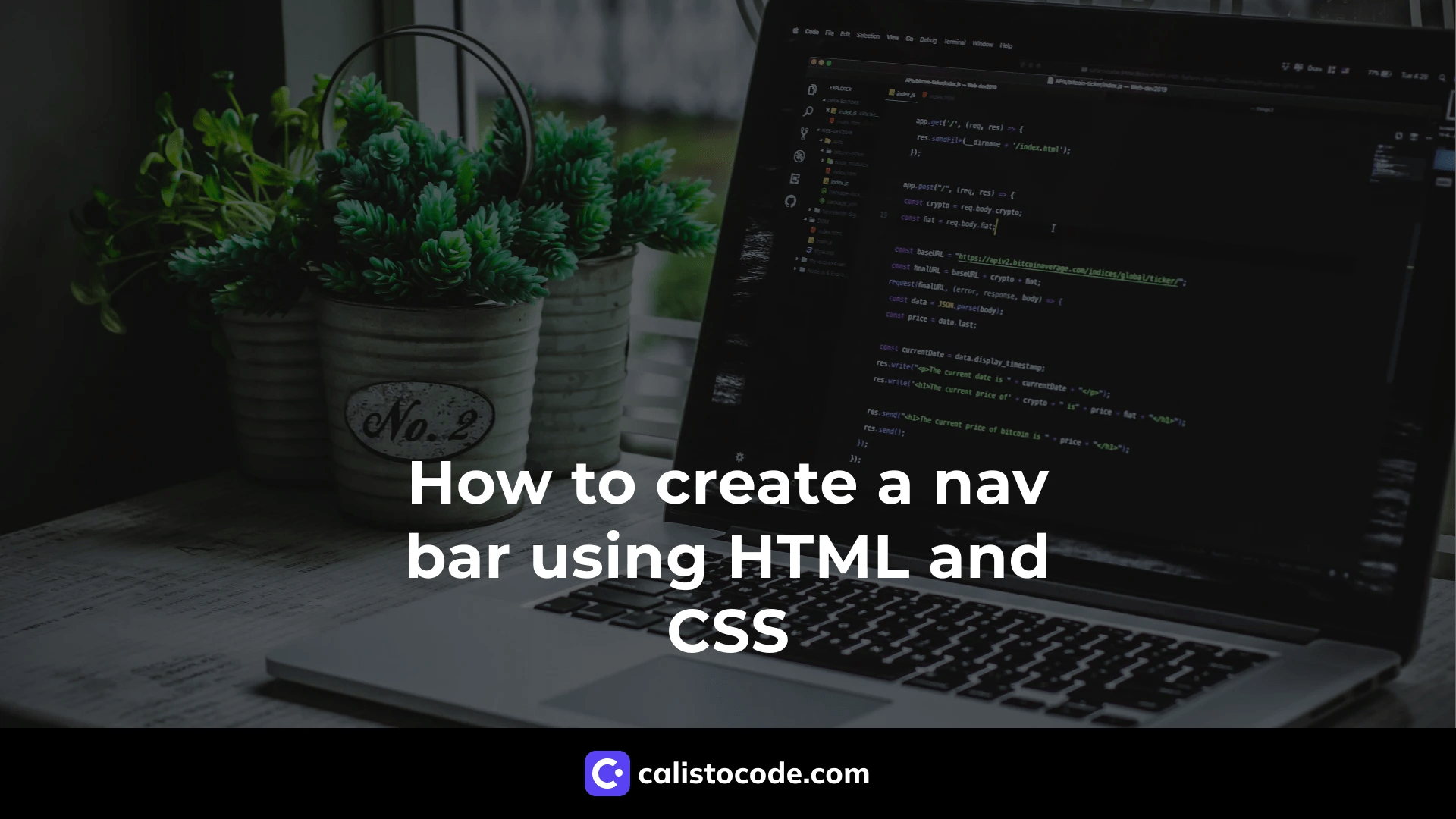 How to Create a Nav Bar Using HTML and CSS Calisto Code