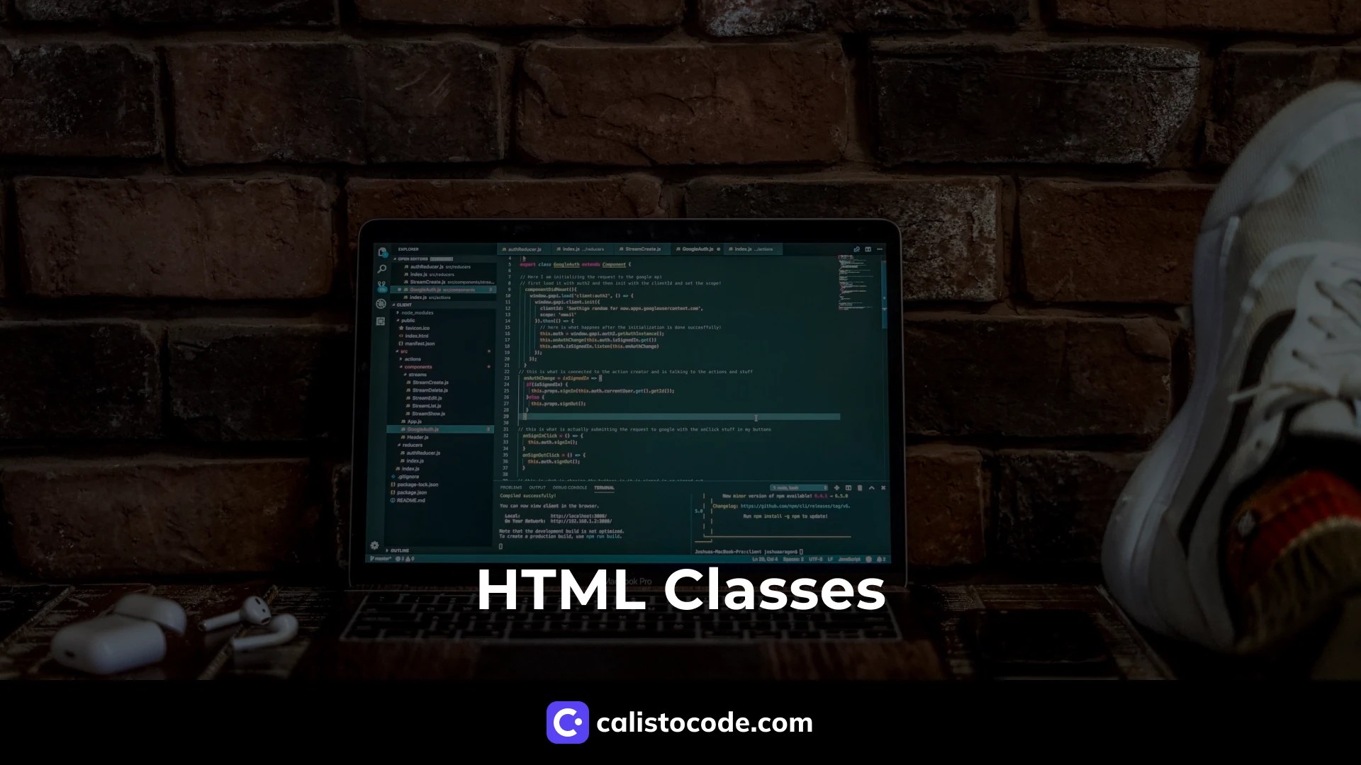 Understanding HTML Classes for  Development Calisto Code