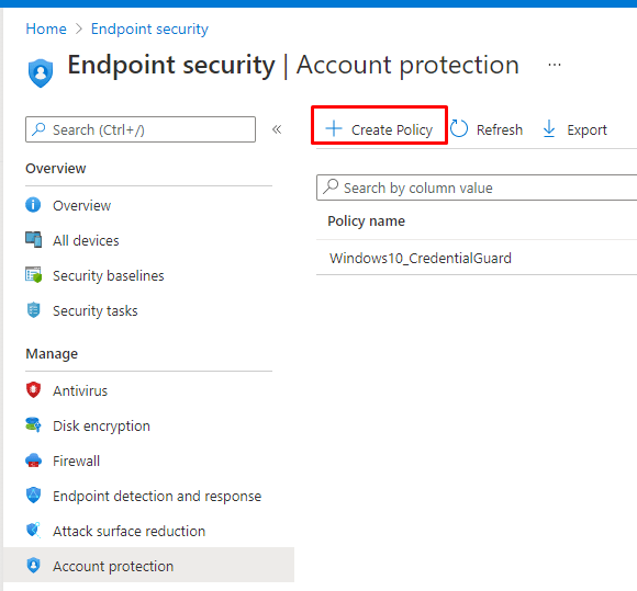 Configuring Credential Guard in Intune CG Device Guard