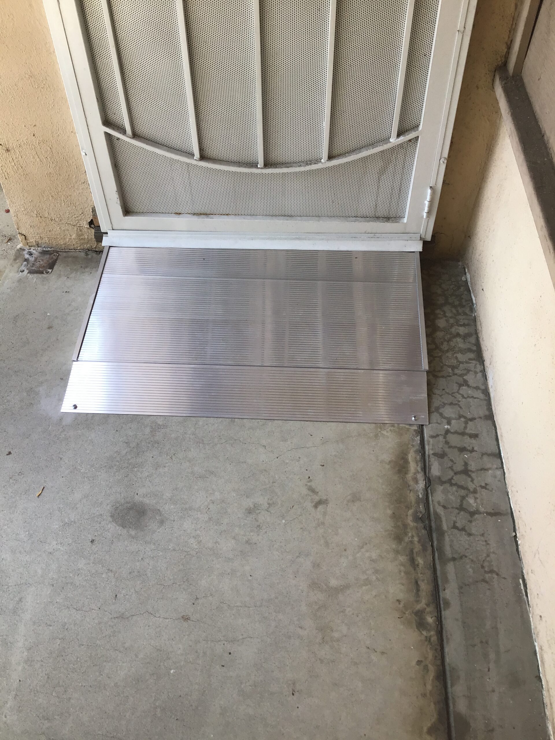 Handicap Threshold Ramp for Shower Call Before You Fall