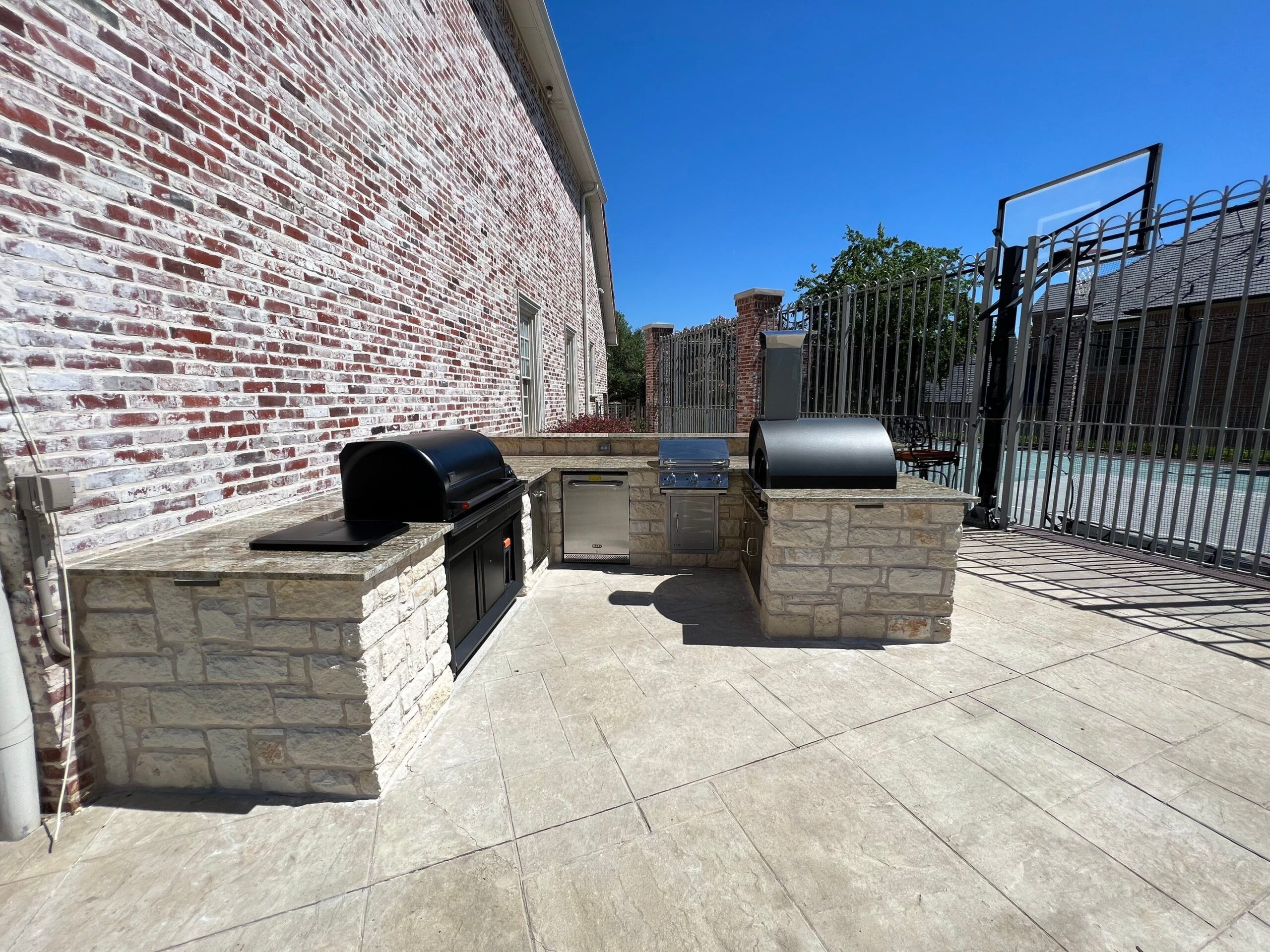 Outdoor Kitchen Plano TX Better Built Fence & Outdoor Living