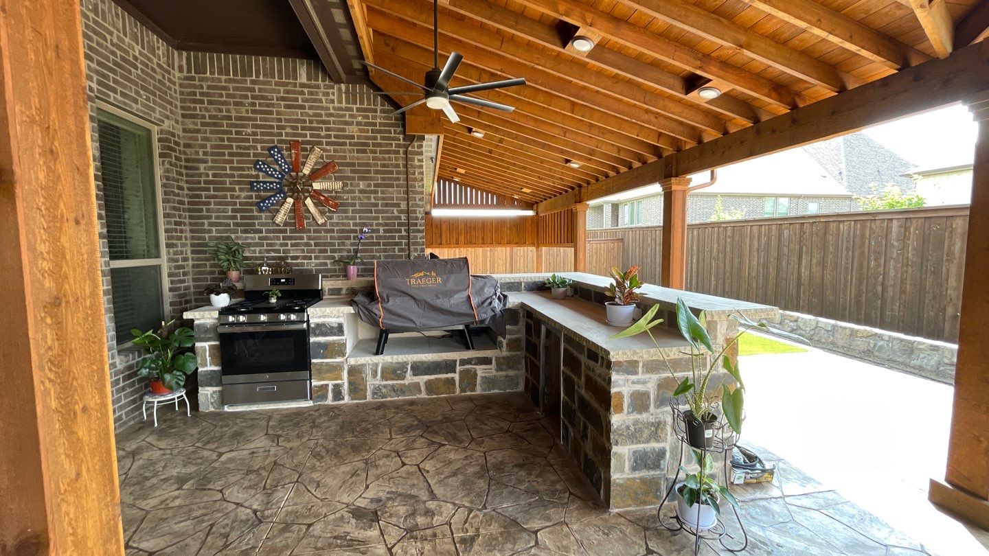 Outdoor Kitchen Plano TX Better Built Fence & Outdoor Living