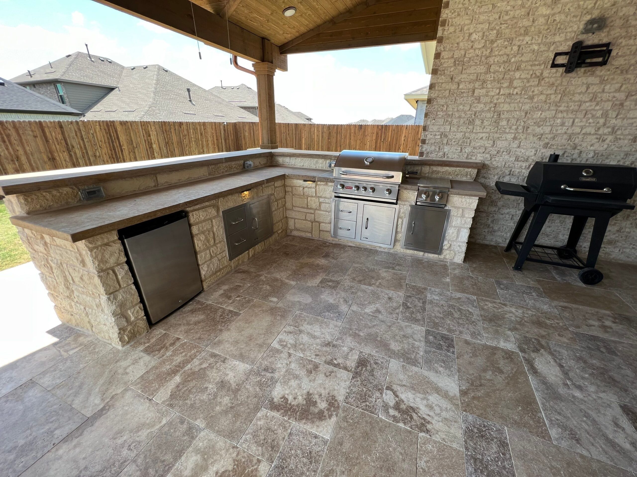 Outdoor Kitchen Plano TX Better Built Fence & Outdoor Living