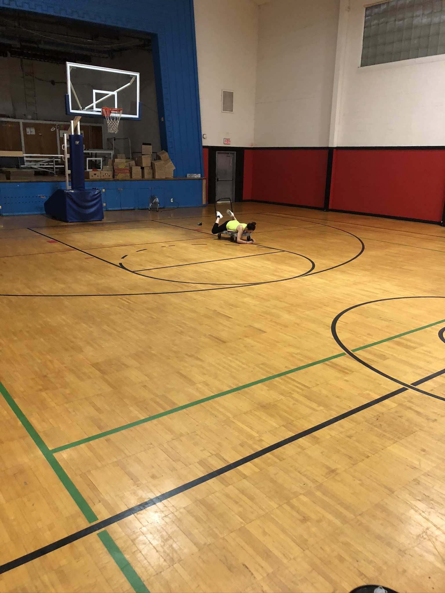 Maple Gym Floor July 2020 Mr. Sandman Wood Floor refinishing, repair