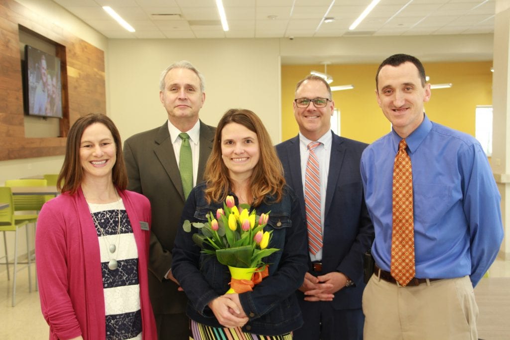 Lindbergh High School math teacher Laura Thomas is honored as Teacher