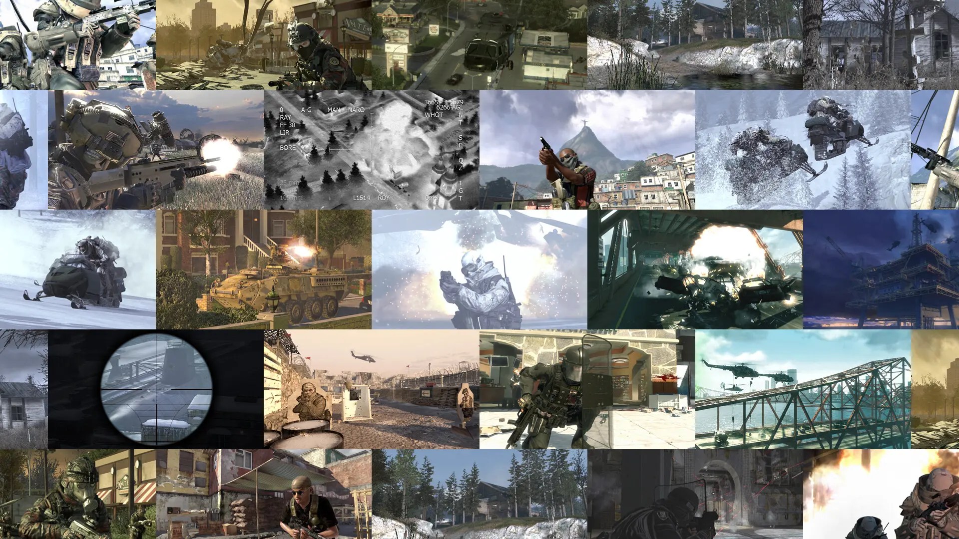 Special Ops Extra, Modern Warfare 2 Call of Duty Maps