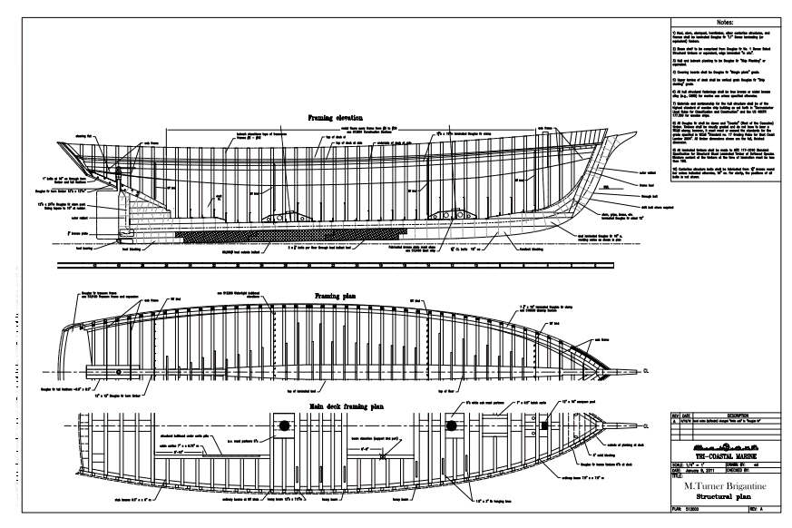 Technical Drawings Call of the Sea