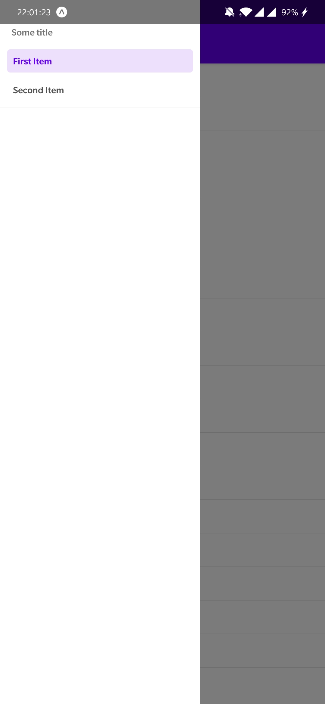 Drawer.Section · React Native Paper