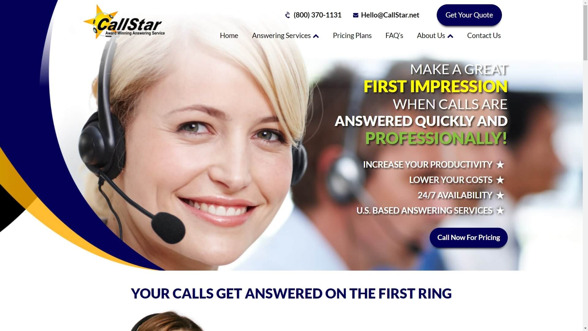 What It Means To Provide Excellent Customer Service CALL STAR® CALL