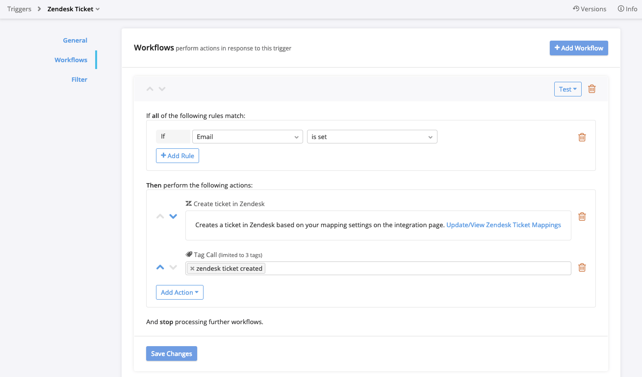 Integrating CallTrackingMetrics with ZenDesk CallTrackingMetrics