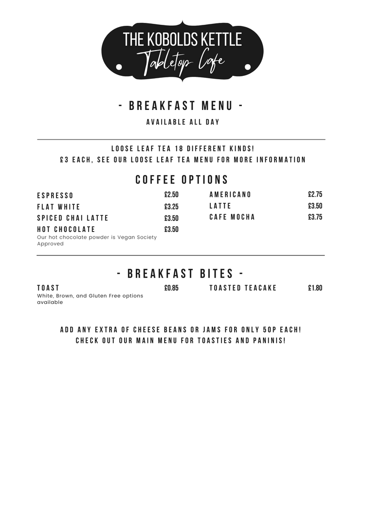 The Kobold's Kettle in Lytham, UK Callum Guide