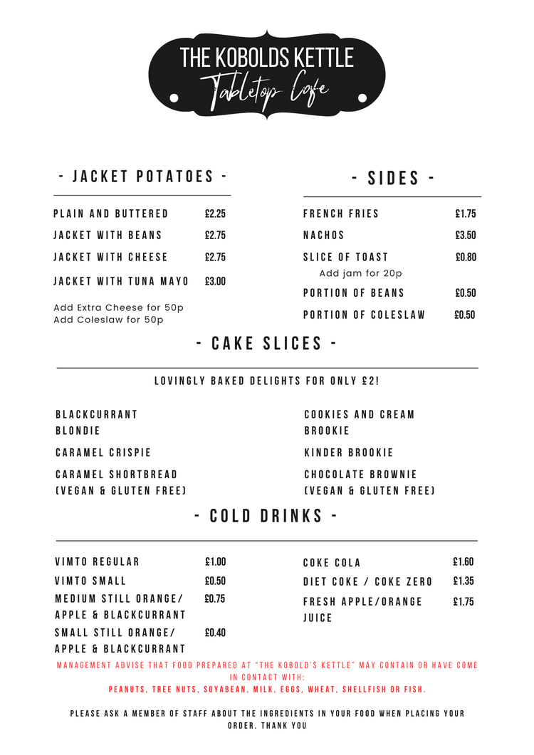 The Kobold's Kettle in Lytham, UK Callum Guide