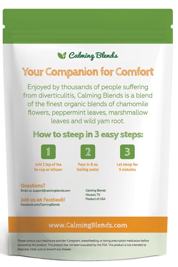 Diverticulitis Tea Calming Blends