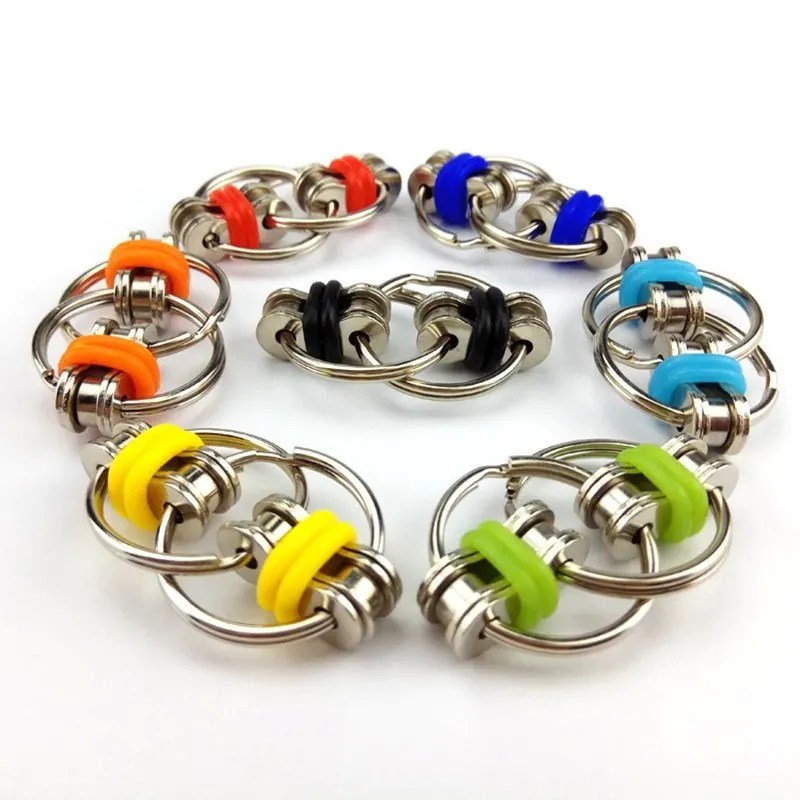 Flippy Chain Fidget Toy Heavy Duty, Silent, Great for Adults and Kids